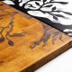 Wallxpert Decorative Wooden Wall Accessory Agac Walnut
Black