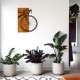Decorative Wooden Wall Accessory Bisiklet Walnut
Black