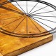 Decorative Wooden Wall Accessory Bisiklet Walnut
Black