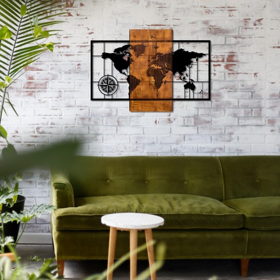 Decorative Wooden Wall Accessory World Map With Compass Walnut
Black Wallxpert Decorative Wooden Wall Accessory World Map With Compass Walnut
Black