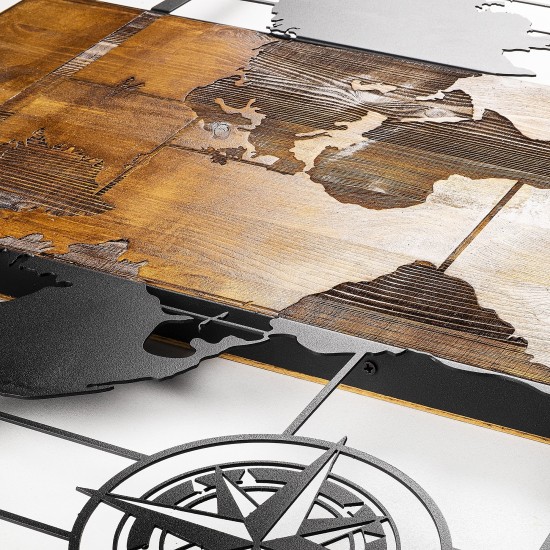 Decorative Wooden Wall Accessory World Map With Compass Walnut
Black Wallxpert Decorative Wooden Wall Accessory World Map With Compass Walnut
Black