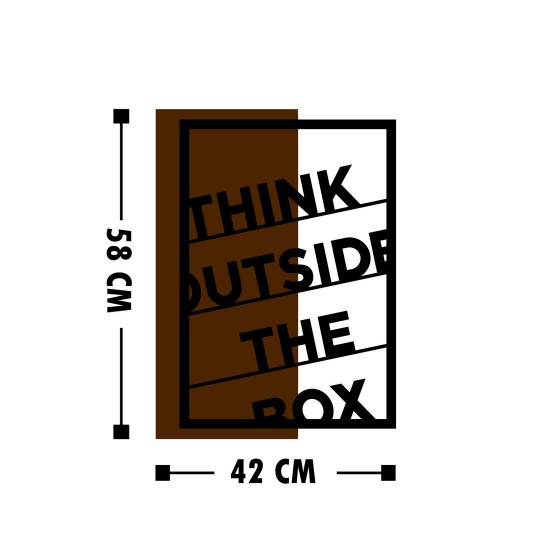 Decorative Wooden Wall Accessory Think Outside The Box Walnut
Black Wallxpert Decorative Wooden Wall Accessory Think Outside The Box Walnut
Black