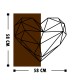 Decorative Wooden Wall Accessory Heart Walnut
Black Wallxpert Decorative Wooden Wall Accessory Heart Walnut
Black