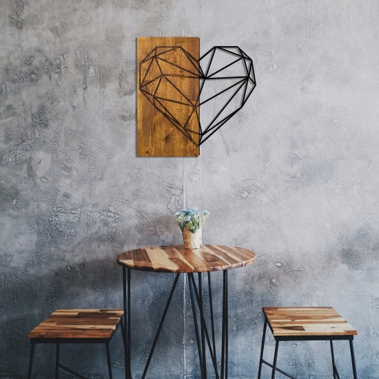 Decorative Wooden Wall Accessory Heart Walnut
Black Wallxpert Decorative Wooden Wall Accessory Heart Walnut
Black