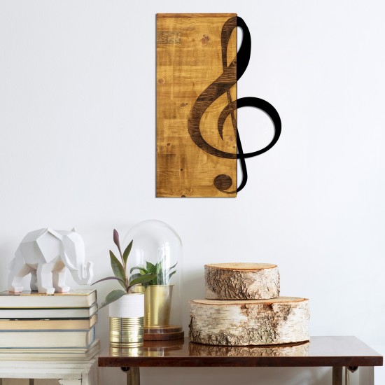 Decorative Wooden Wall Accessory Treble Clef Walnut
Black Decorative Wooden Wall Accessory Treble Clef Walnut
Black