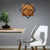 Wallxpert Decorative Wooden Wall Accessory Mountain 2 Walnut
Black