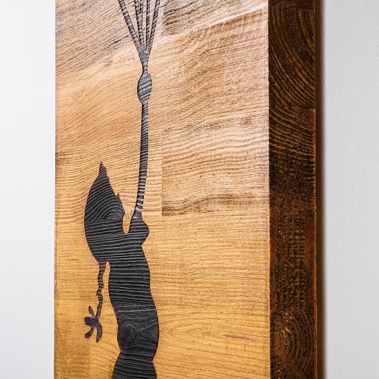 Decorative Wooden Wall Accessory Chıld And Balloons Black Wallxpert Decorative Wooden Wall Accessory Chıld And Balloons Black