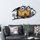 Wallxpert Decorative Wooden Wall Accessory Bicycle Riding in Nature 1 Walnut
Black