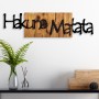 Decorative Wooden Wall Accessory Hakuna Matata 4 Black
Light Walnut