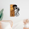 Wallxpert Decorative Wooden Wall Accessory Woman 2 Black
Light Walnut