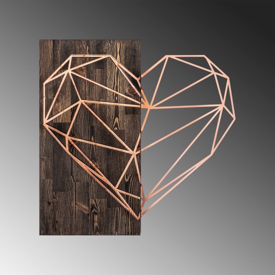 Decorative Wooden Wall Accessory Heart - Copper Walnut
Copper Decorative Wooden Wall Accessory Heart - Copper Walnut
Copper