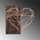 Decorative Wooden Wall Accessory Heart - Copper Walnut
Copper Decorative Wooden Wall Accessory Heart - Copper Walnut
Copper