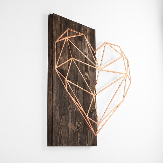 Decorative Wooden Wall Accessory Heart - Copper Walnut
Copper Decorative Wooden Wall Accessory Heart - Copper Walnut
Copper