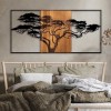 Wallxpert Decorative Wooden Wall Accessory Acacia Tree - 328 Black
Walnut