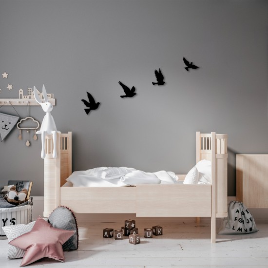 Decorative Metal Wall Accessory Pigeons - 289 Black Decorative Metal Wall Accessory Pigeons - 289 Black
