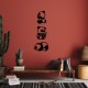 Decorative Metal Wall Accessory Pandas - 298 Black Decorative Metal Wall Accessory Pandas - 298 Black
