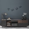 Decorative Metal Wall Accessory Birds - 304 Black