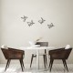 Decorative Metal Wall Accessory Birds - 304 Black Decorative Metal Wall Accessory Birds - 304 Black