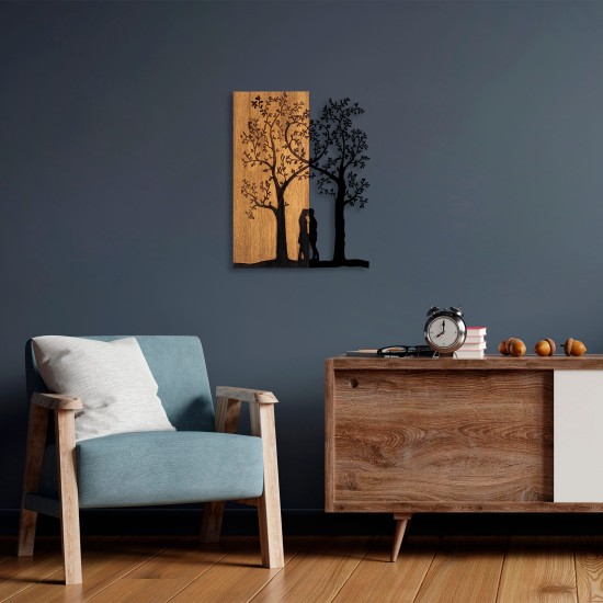 Decorative Wooden Wall Accessory Love Under The Tree Walnut
Black Decorative Wooden Wall Accessory Love Under The Tree Walnut
Black
