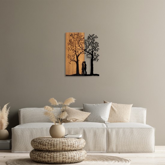 Decorative Wooden Wall Accessory Love Under The Tree Walnut
Black Decorative Wooden Wall Accessory Love Under The Tree Walnut
Black