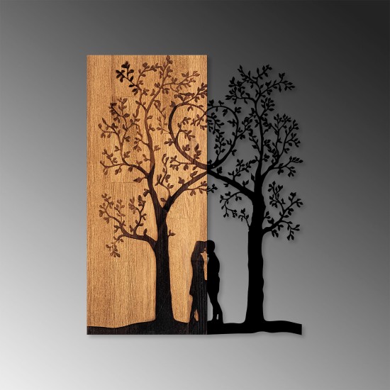 Decorative Wooden Wall Accessory Love Under The Tree Walnut
Black Decorative Wooden Wall Accessory Love Under The Tree Walnut
Black