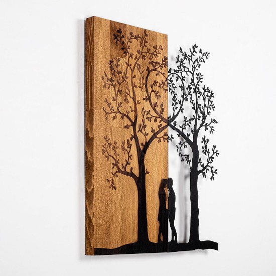 Decorative Wooden Wall Accessory Love Under The Tree Walnut
Black Decorative Wooden Wall Accessory Love Under The Tree Walnut
Black