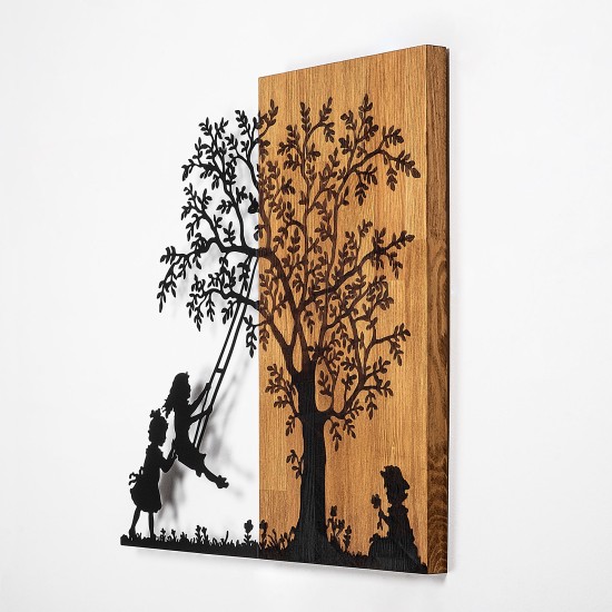 Decorative Wooden Wall Accessory The Tree And The Shaking Children Walnut
Black Wallxpert Decorative Wooden Wall Accessory The Tree And The Shaking Children Walnut
Black