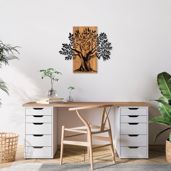 Decorative Wooden Wall Accessory Monumental Tree 2 Walnut
Black Wallxpert Decorative Wooden Wall Accessory Monumental Tree 2 Walnut
Black