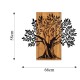 Decorative Wooden Wall Accessory Monumental Tree 2 Walnut
Black Wallxpert Decorative Wooden Wall Accessory Monumental Tree 2 Walnut
Black