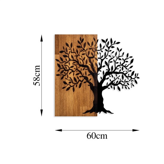 Decorative Wooden Wall Accessory Mysterious Tree - 371 Walnut
Black Decorative Wooden Wall Accessory Mysterious Tree - 371 Walnut
Black