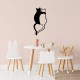 Decorative Metal Wall Accessory Love Cats - 478 Black Wallxpert Decorative Metal Wall Accessory Love Cats - 478 Black