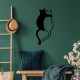 Decorative Metal Wall Accessory Love Cats - 478 Black Wallxpert Decorative Metal Wall Accessory Love Cats - 478 Black