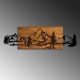 Decorative Wooden Wall Accessory Mountain Range Walnut
Black Wallxpert Decorative Wooden Wall Accessory Mountain Range Walnut
Black