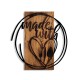 Decorative Wooden Wall Accessory Made With Love Walnut
Black Decorative Wooden Wall Accessory Made With Love Walnut
Black