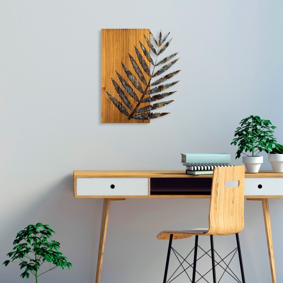 Decorative Wooden Wall Accessory Leaf 3-1 Multicolor Decorative Wooden Wall Accessory Leaf 3-1 Multicolor