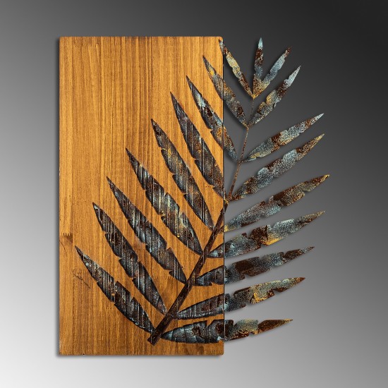 Decorative Wooden Wall Accessory Leaf 3-1 Multicolor Decorative Wooden Wall Accessory Leaf 3-1 Multicolor