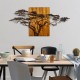 Decorative Wooden Wall Accessory Acacia Tree - 329-A Multicolor Wallxpert Decorative Wooden Wall Accessory Acacia Tree - 329-A Multicolor