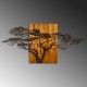 Decorative Wooden Wall Accessory Acacia Tree - 329-A Multicolor Wallxpert Decorative Wooden Wall Accessory Acacia Tree - 329-A Multicolor
