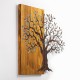 Decorative Wooden Wall Accessory Mysterious Tree - 371-A Multicolor Wallxpert Decorative Wooden Wall Accessory Mysterious Tree - 371-A Multicolor
