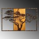 Decorative Wooden Wall Accessory Acacia Tree - 388-A Multicolor Wallxpert Decorative Wooden Wall Accessory Acacia Tree - 388-A Multicolor