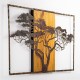 Decorative Wooden Wall Accessory Acacia Tree - 388-A Multicolor Wallxpert Decorative Wooden Wall Accessory Acacia Tree - 388-A Multicolor