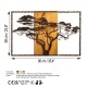 Decorative Wooden Wall Accessory Acacia Tree - 388-A Multicolor Wallxpert Decorative Wooden Wall Accessory Acacia Tree - 388-A Multicolor
