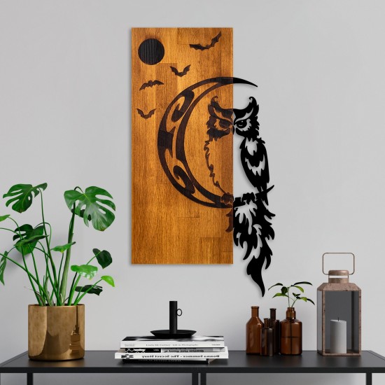 Decorative Wooden Wall Accessory Owl Walnut
Black Decorative Wooden Wall Accessory Owl Walnut
Black