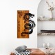 Wallxpert Decorative Wooden Wall Accessory Dragon Walnut
Black
