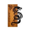 Wallxpert Decorative Wooden Wall Accessory Dragon Walnut
Black