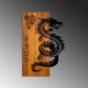 Wallxpert Decorative Wooden Wall Accessory Dragon Walnut
Black