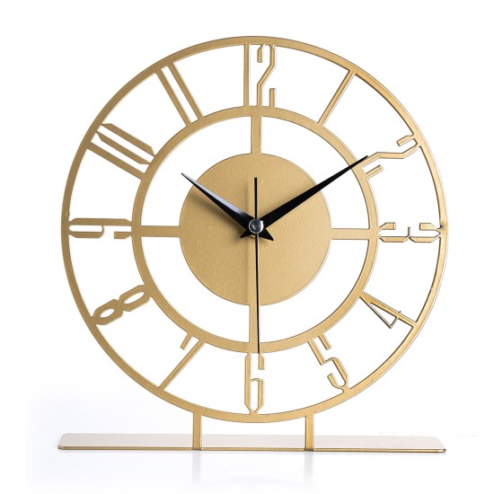 Aberto Design Decorative Clock Bunella - Gold Gold