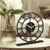 Aberto Design Decorative Clock Roman - Black Black