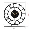 Aberto Design Decorative Clock Roman - Black Black