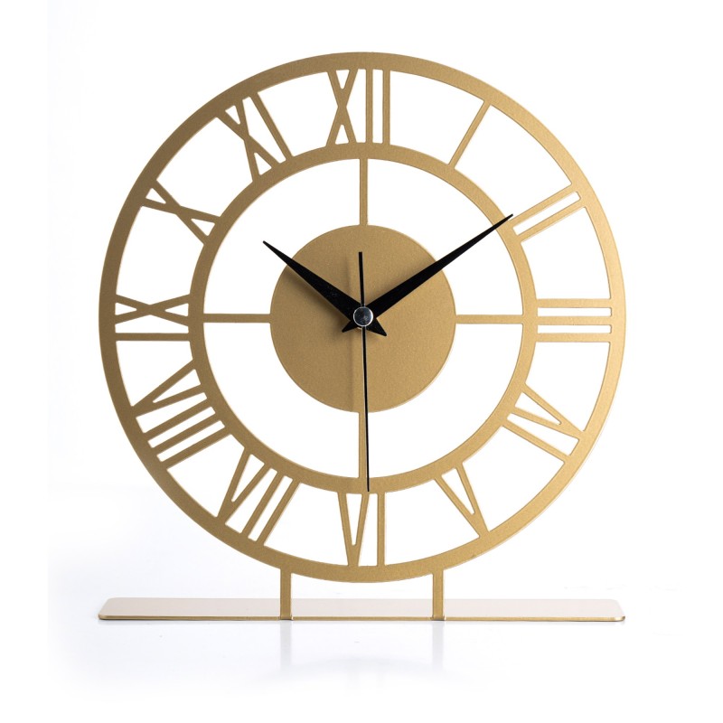 Aberto Design Decorative Clock Romantal - Gold Gold